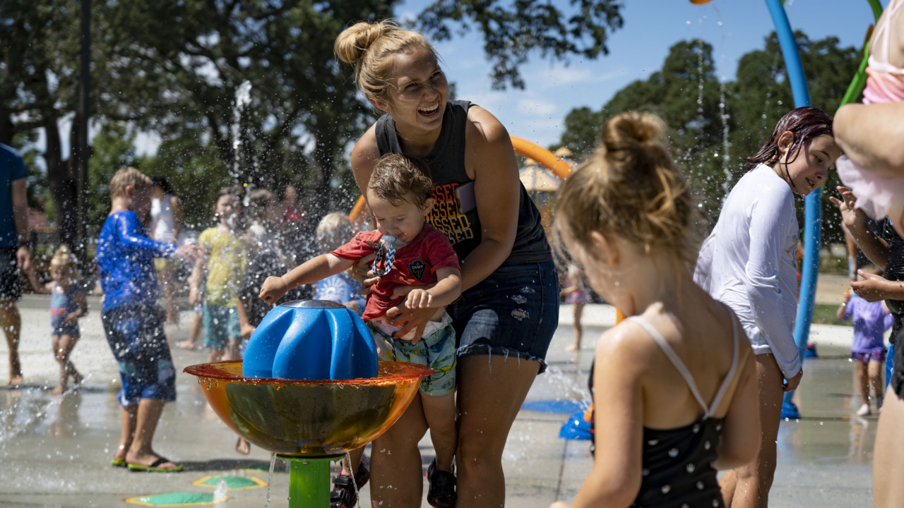 A new splash pad opens at Johnson-Springview Park in Rocklin ...