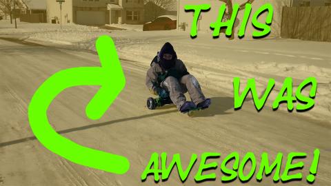 Drifting in the Snow!