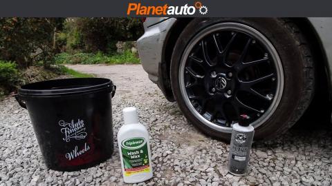 Removing water spots non lacquered BBS wheels with Chemic...
