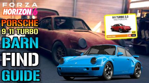 Forza Horizon 6: "Porsche 911 Turbo" Barn Find Guide! How...