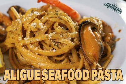 Aligue Seafood Pasta (Crab Paste Pasta)