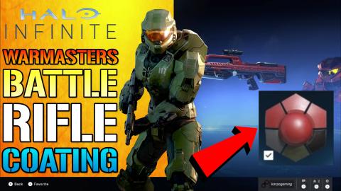 Halo infinite: Warmaster's Prize "BATTLE RIFLE" Coating! ...