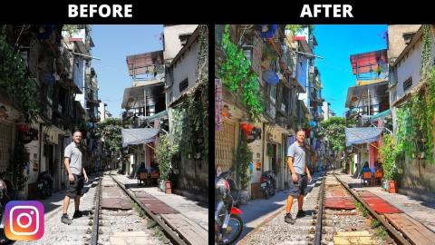 EASY TUTORIAL - HOW TO EDIT PHOTOS FOR INSTAGRAM WITH SNA...