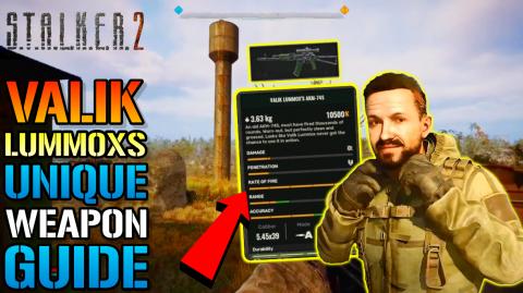 Stalker 2: "Valik Lummoxs" AKM 74S Unique Weapon Location...