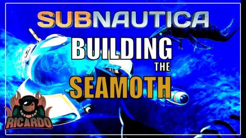 Subnautica Building the Seamoth - collecting seamoth frag...