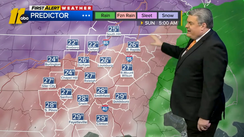 How much snow & ice will Raleigh/Durham get? New forecast | Raleigh ...