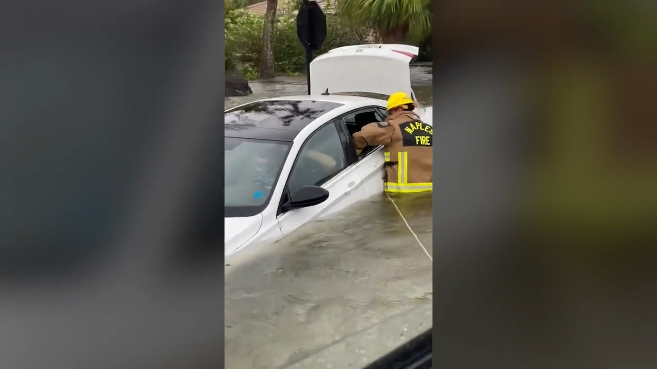 Naples Fire-Rescue saves woman trapped in car | Miami Herald