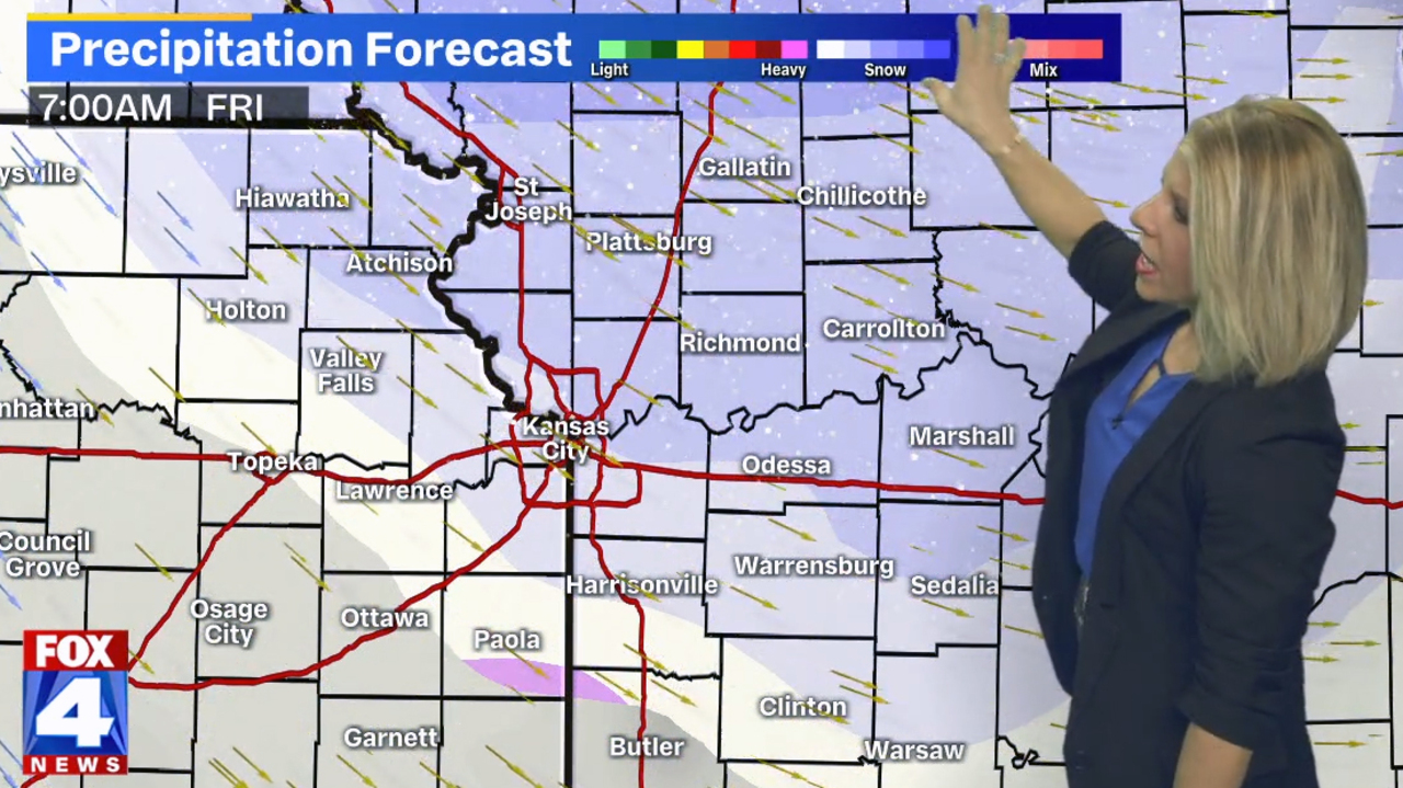 Blowing snow expected in Kansas City area; blizzard conditions in ...