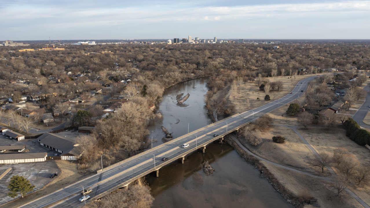 Arkansas River bridge construction in Wichita Wichita Eagle