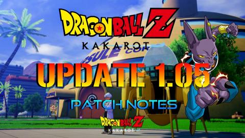 Dragon Ball Z Kakarot: UPDATE 1.05 Patch Notes! TIME MACH...