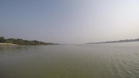 Motor Boat Starts Journey | Ganga / Hooghly River | West ...