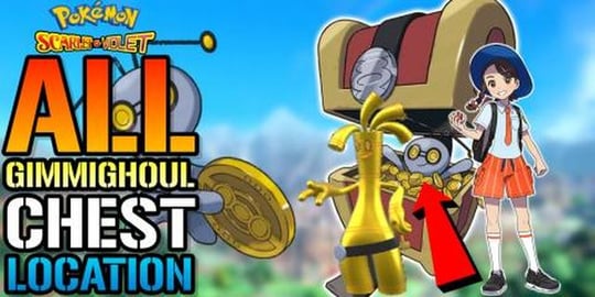 Pokemon Scarlet & Violet: All Gimmighoul CHEST Locations!...