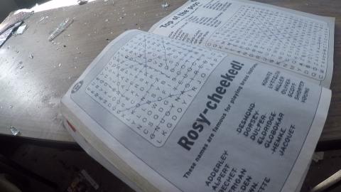 Walking around abandoned hotel...