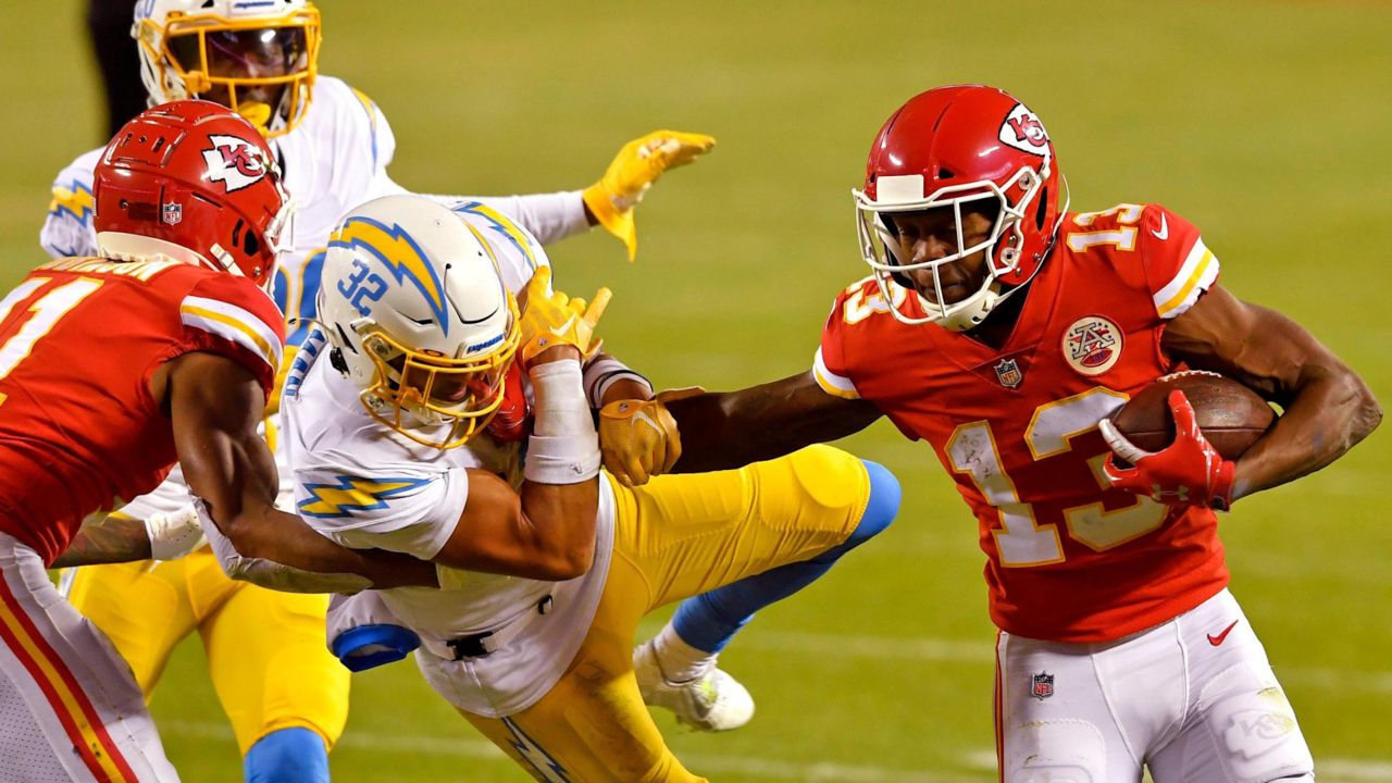 Chiefs WR Byron Pringle partners with snack maker