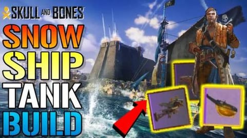 Skull & Bones: Amazing "Snow" Ship Tank Build! Solo Every...
