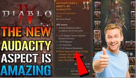 Diablo 4: NEW ASPECT! The "Audacity" Is AMAZING! It's So ...