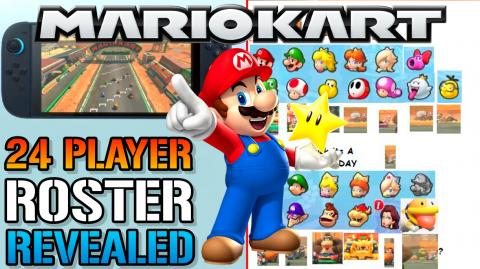 Mario Kart: 24 Player Roster Revealed On The Nintendo Swi...