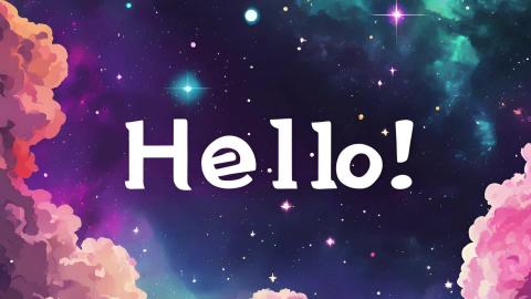 Cool Space Image Created by AI!