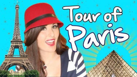 PARIS Travel / Eiffel Tower, Sidewalk Cafes & Subway Fun