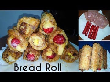 Bread Roll Recipe | Hotdog Roll | Ham Roll | How to make ...