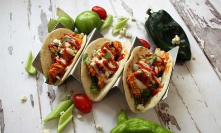 How to Make Buffalo Chicken Tacos |  It's Only Food with ...