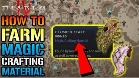 Diablo 4:  How To Farm ANY Magic Crafting Material In MIU...