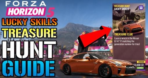 Forza Horizon 5: Lucky Skills TREASURER HUNT Guide & Ches...