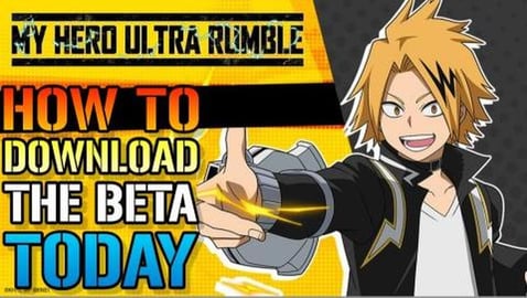 My Hero Ultra Rumble: How To Download The BETA Today! Pre...