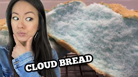 How to Make TikTok Cloud Bread - Very Easy Recipe for Blu...