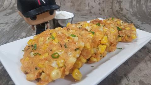 Easy Cheesy Corn Fritter