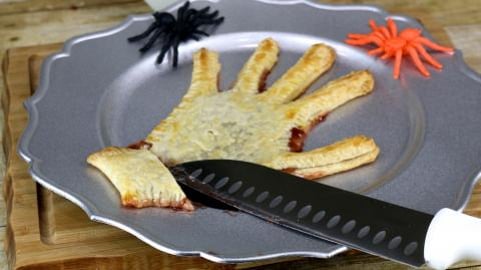 Severed Hand Pop Tarts _ Halloween Recipes