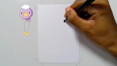 Draw Pokemon drifloon shorts