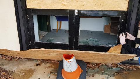 ABANDONED PUB LOOKS LIKE A CRIME SCENE...