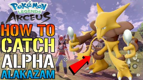 Pokemon Legends Arceus: How To Catch ALPHA ALAKAZAM! The ...