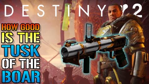 Destiny 2: "Tusk Of The Boar" Grenade Launcher! How Good ...