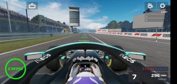 f1 mobile racing spring warmup event Italy 