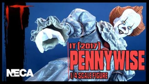 NECA Toys IT (2017) Pennywise Quarter Scale Figure Review...