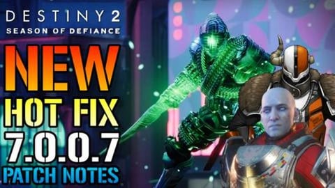 Destiny 2: New Hotfix 7.0.0.7! Guardian Rank Changes, Exo...