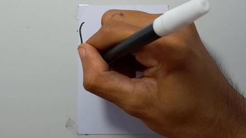 Drawing Grafiti Letter R V4