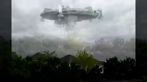 Space Invader Robots attack the Earth