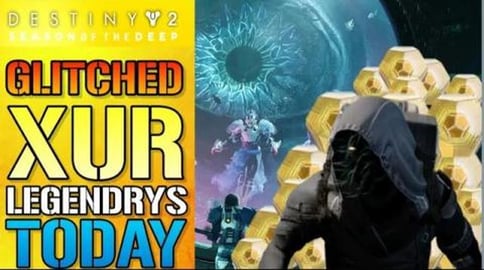Destiny 2: GLITCHED XUR Is Here! Season Of The DEEP Legen...