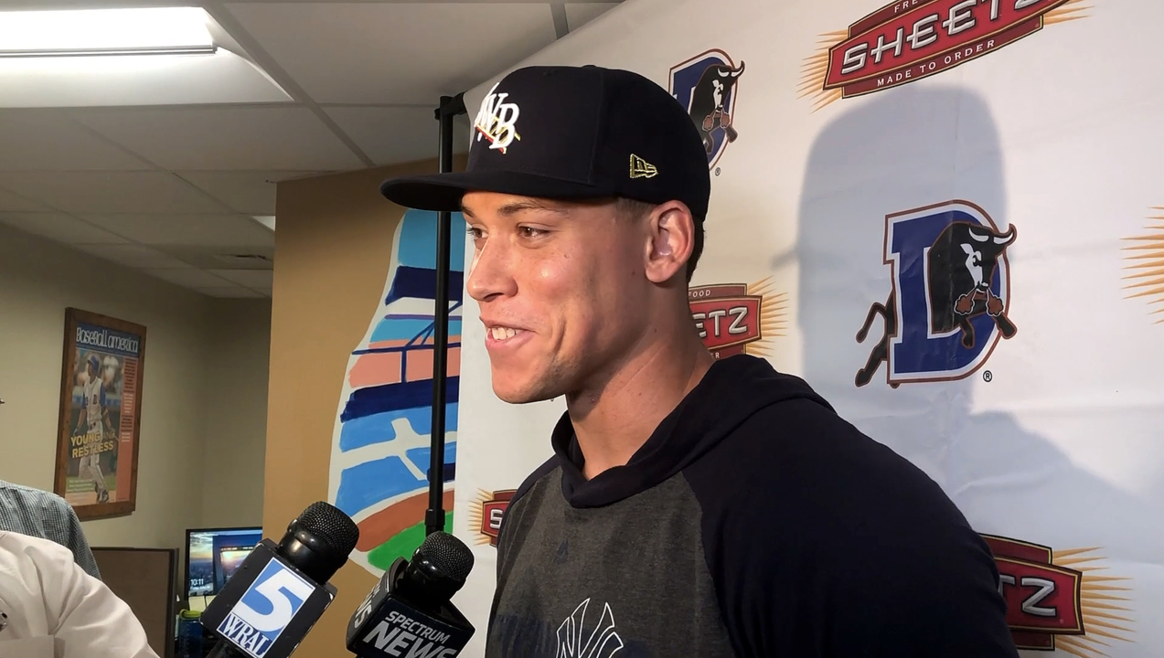 Yankees' Aaron Judge, Giancarlo Stanton playing in Durham this weekend