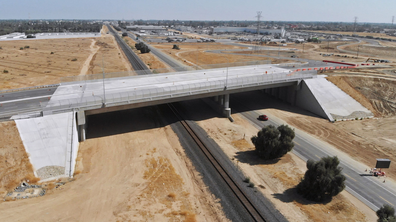 Veterans Boulevard overpass will open to traffic on Monday in Fresno