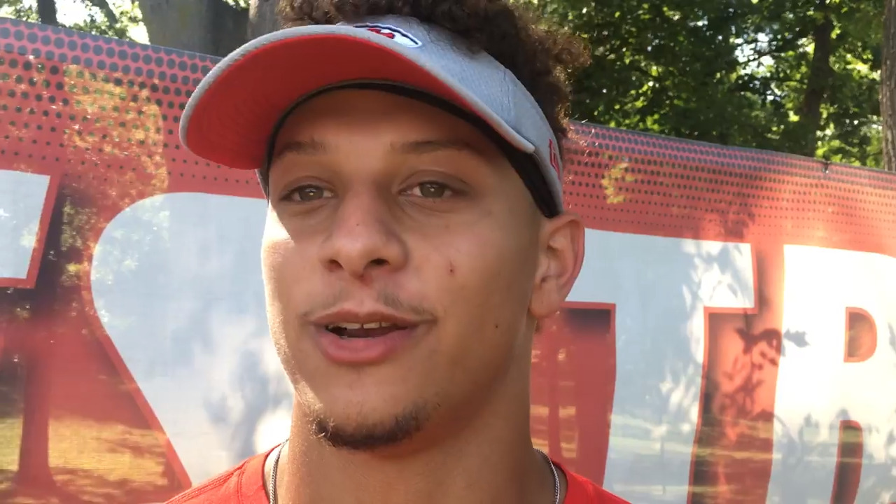 Kansas City Chiefs quarterback Patrick Mahomes and fiancée