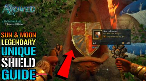 Avowed: "Sun & Moon" Legendary Unique Shield Guide! How T...