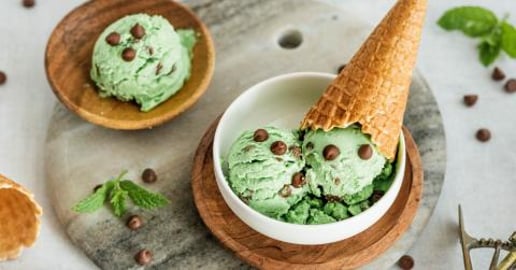 How To Make Mint And Chocolate Ice Cream. My Favourite Ic...