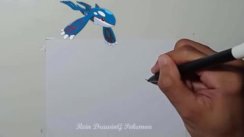 Drawing Pokemon KYOGRE