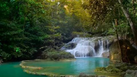 Relaxing video- Calming waterfall