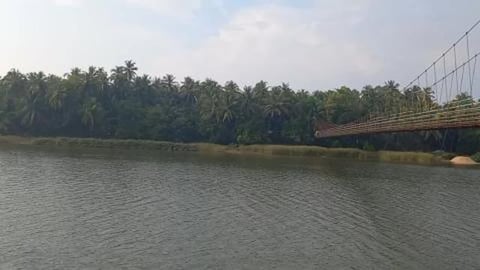 Picturesque Surroundings of Heroor Hanging Bridge | Karna...