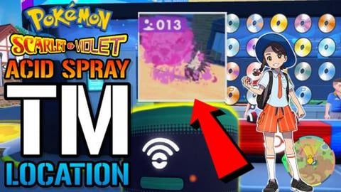 Pokemon Scarlet & Violet _Acid Spray_ TM! Where To Find T...